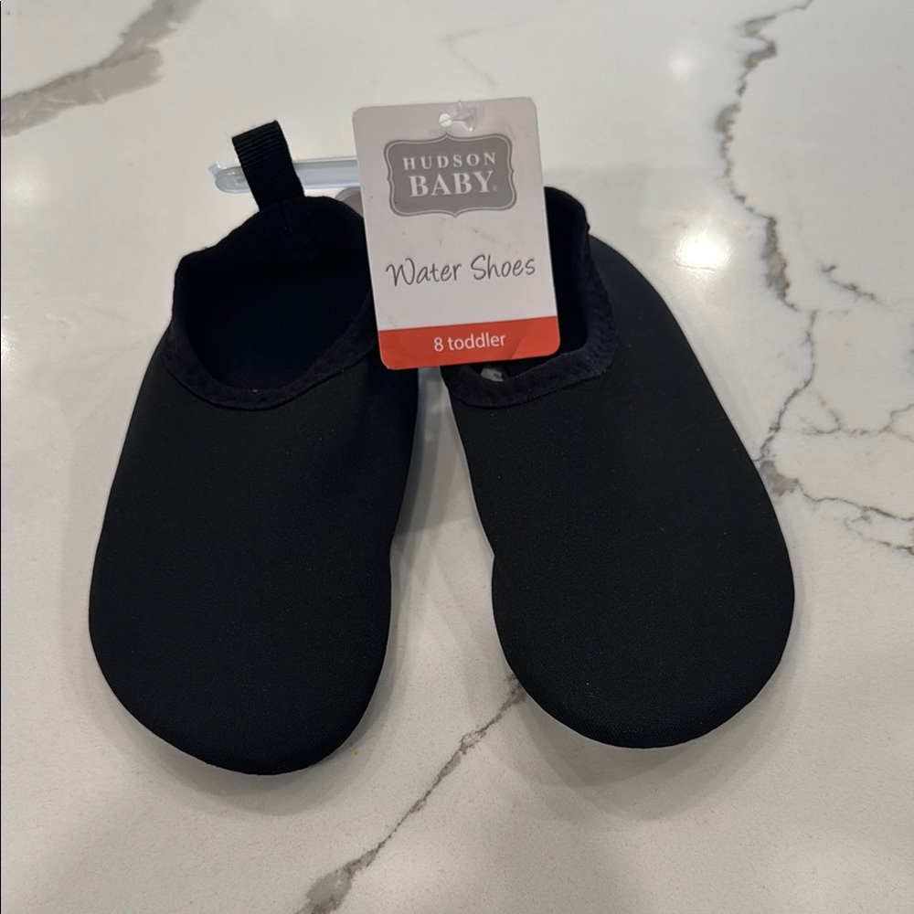Hudson Baby Black Water Shoes for Toddlers nwt 8t